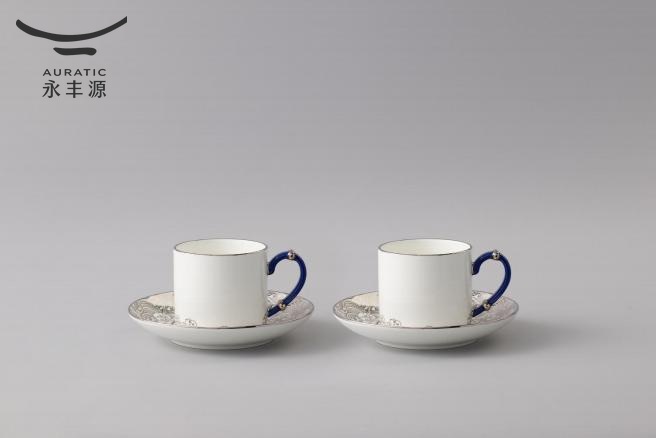 先生瓷-海上明珠4头咖啡杯碟/茶杯碟（180ml）