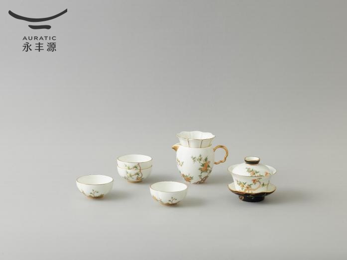 夫人瓷-石榴家园9头茶具（4人位）